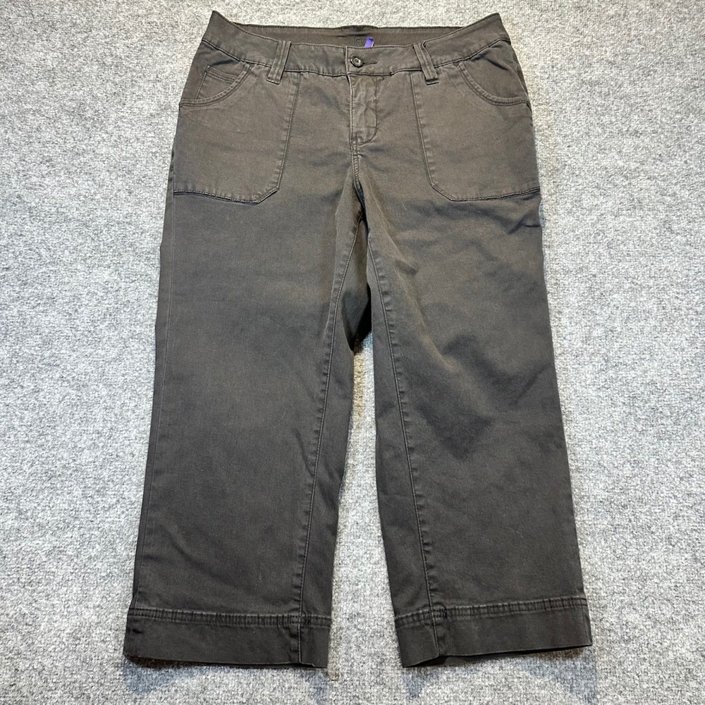 Jag Jeans Cropped Pants Women 16W Gray Curvy Kate Fit Stretch Casual Utility